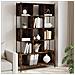 Libreria Rovere Fumo 102x28x172 Cm In Legno Multistrato - Foto miniatura 1