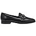Black Casual Closed Loafers Mocassino Pelle Scarpe Donna Nero Eu 36, 1-24217-42 001 - Foto miniatura 2