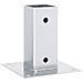Basi per Pali Quadrate 4 pz Argento 61x61 mm in Acciaio Zincato - Foto miniatura 2