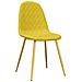 Sedie Da Pranzo 2 Pz Giallo Senape In Velluto - Foto miniatura 2