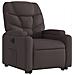 Poltrona Alzapersona Reclinante Elettrica Marrone Scuro Tessuto - Foto miniatura 4