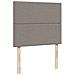 Giroletto a Molle con Materasso Tortora 120x190 cm in Tessuto - Foto miniatura 8