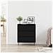 Mobile con Cassetti  Nero Rovere 60x35x70 cm Legno Ingenerizzato - Foto miniatura 4