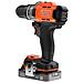 Trapano Avvitatore a Batteria BCD382D1XK-QW Potenza 18 V Batteria 2 Ah Colore Arancione - Foto miniatura 2