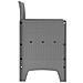 Sedia da Giardino 4 pcs Grigio chiaro 53 x 49 x 85 cm PP - Foto miniatura 7
