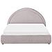 Letto Contenitore Ciniglia Mouzon 160 X 200 Cm Beige - Foto miniatura 5