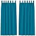 Tende con tende 2 pcs Turchese Poliestere - Foto miniatura 1
