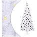 Albero di Natale artificiale Bianco 240 cm PVC e Acciaio - Foto miniatura 1