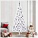 Albero di Natale artificiale Bianco 240 cm PVC e Acciaio - Foto miniatura 2