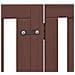 Cancello Cani Porta Pieghevole Marrone 6 Pannelli 480cm Pioppo - Foto miniatura 7