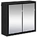Set di mobili per il bagno 4 pcs Rovere Nero Legno multistrato - Foto miniatura 5