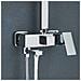 Colonna doccia, Blackswan, Tipo M123, modello cromato lucido regolabile, con bocca girevole e mensola, misura 25 cm - Foto miniatura 4