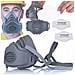 Maschera Protettiva Kn95 Con 2 Filtri - Alta Filtrazione E Comfort | Ergonomica, Cinghie Regolabili | Per Protezione Da Polveri E Aerosol - Foto miniatura 1