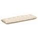 Cuscino per Schiena Beige 160 x 50 cm Tessuto in Microfibra - Foto miniatura 1