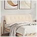 Cuscino per Schiena Beige 160 x 50 cm Tessuto in Microfibra - Foto miniatura 2