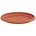 Vassoio Rotondo per Fiori 24 pcs Rosso Mattone Ø 14 x 2 cm - Foto miniatura 5