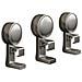 Ganci Girevoli A Ventosa X3 - Abs, Regolabili Senza Foratura, Per Lavabo E Parete, Per Cucina, Bagno E Doccia Grey - Foto miniatura 1