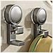 Ganci Girevoli A Ventosa X3 - Abs, Regolabili Senza Foratura, Per Lavabo E Parete, Per Cucina, Bagno E Doccia Grey - Foto miniatura 4