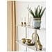 Libreria Rieti Asimmetrica A 5 Ripiani In Metallo Sabbia 118×31×139 Cm - Foto miniatura 6