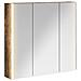 Mobiletto per specchio da bagno Rovere fumé 73.5 x 15.5 x 70 cm - Foto miniatura 1