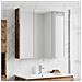 Mobiletto per specchio da bagno Rovere fumé 73.5 x 15.5 x 70 cm - Foto miniatura 4