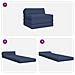 Divano Letto Pieghevole Blu 200 x 70 x 10 cm Tessuto - Foto miniatura 8