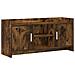 Mobile TV 102 x 33 x 47 cm Rovere Fumo Legno ingegnerizzato - Foto miniatura 1