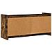 Mobile TV 102 x 33 x 47 cm Rovere Fumo Legno ingegnerizzato - Foto miniatura 6