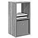 Comodino Grigio Sonoma 30,5 x 27 x 59,5 cm Legno multistrato - Foto miniatura 3