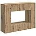 Tavolo consolle Rigato Rovere Artigianale 101 x 29 x 74 cm - Foto miniatura 1