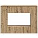 Tavolo consolle Rigato Rovere Artigianale 101 x 29 x 74 cm - Foto miniatura 5