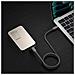 Power Bank - Lega di Alluminio, Vetro Temperato, Oro, 20000 mAh - Foto miniatura 3