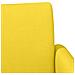 Loveseat con bottoni imbottiti Giallo Chiaro 116 x 67 x 81 cm - Foto miniatura 7