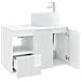 Set di mobili per il bagno 2 pz Bianco Lucido - Foto miniatura 10