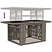 Set Divano da Giardino 6 pz Grigio e Grigio Scuro polyrattan - Foto miniatura 10
