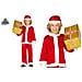 Costume Da Babbo Natale - Per Bambini Alti 118/138 Cm - Foto miniatura 1