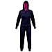 Tuta Lady Completo Di Giacca A Manica Lunga E Pantalone Di Colore Blu / fuxia Taglia Xl - Foto miniatura 1