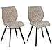 Set 2 Sedie Da Pranzo Beige Lisle - Foto miniatura 19