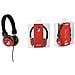 At Madrid Auricolare Casco, Rosso, Taglia Unica - Foto miniatura 1