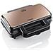 Asm90xlco - Xl Apparecchio Antiaderente Per 2 Panini, 900 W, Nero / rame - Foto miniatura 2