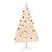 Albero di Natale Preilluminato con Palline Bianco 210 cm - Foto miniatura 8