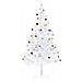 Albero di Natale Preilluminato con Palline Bianco 210 cm - Foto miniatura 9