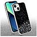Cadorabo Custodia Compatibile Con Apple Iphone 13 Mini In Nero Con Glitter - Coperchio Protettivo In Silicone Tpu Flessibile Con Glitter Scintillanti - Foto miniatura 3