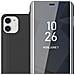 Custodia Compatibile Con Apple Iphone 11 In Tormalina Nera - Clear View Specchio Coperchio Protettivo Con Funzione Di Supporto Protezione A 360 Gradi - Foto miniatura 1