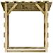 Pergola Con Tetto 100x90x100 Cm In Legno Di Pino Impregnato - Foto miniatura 3