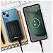 Powerbank Magsafe 5000 Mah Funzione Qi Porta Usb-c Cavalletto Nero - Foto miniatura 4