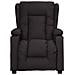 Poltrona Alzapersona Massaggiante Nera in Similpelle - Foto miniatura 3