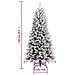 Albero Di Natale Artificiale Con Neve Floccata 150 Cm Pvc E Pe - Foto miniatura 8