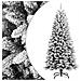 Albero Di Natale Artificiale Con Neve Floccata 150 Cm Pvc E Pe - Foto miniatura 2