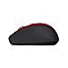 Yvi+ Mouse Wireless Compatto Silenzioso 800-1600 Dpi Mano Sinistra E Destra Microricevitore Usb Black /red - Foto miniatura 3